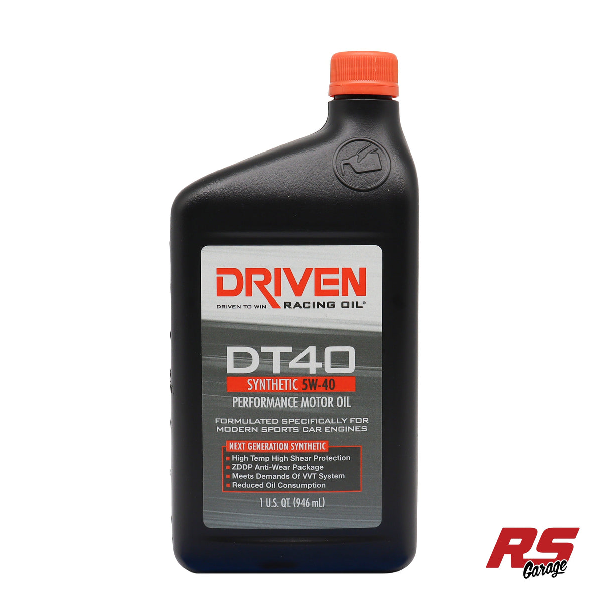 DRV 02406 Driven Racing Oil DT40 5W-40 Synthetic Motor Oil Quart