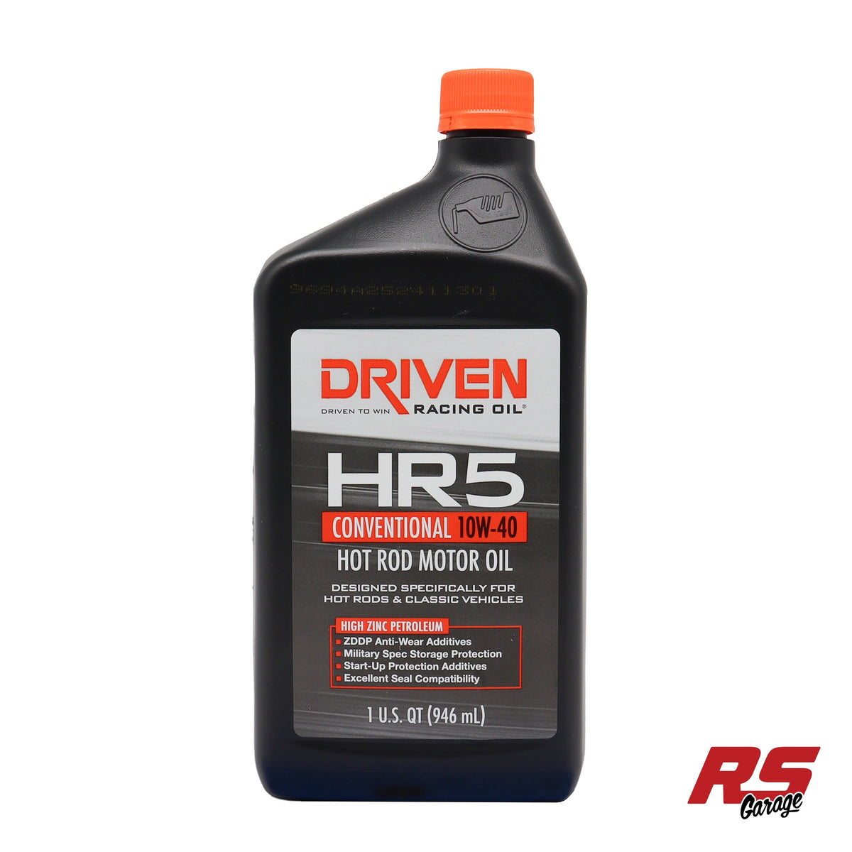DRV 03806 Driven Racing Oil HR5 Conventional 10W-40 Quart