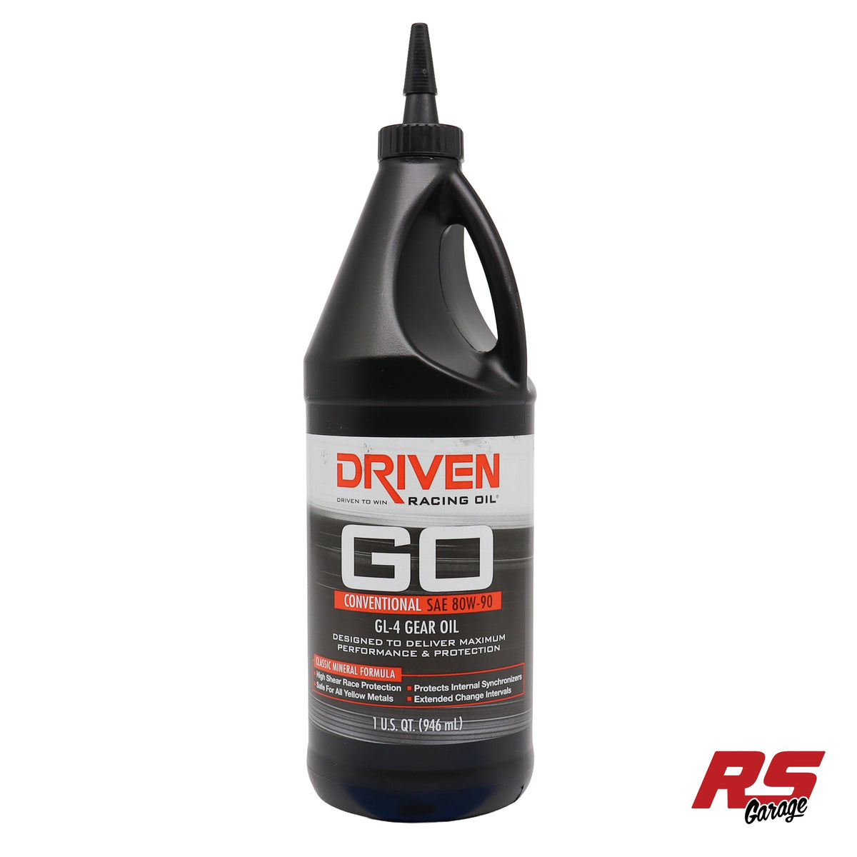 DRV 04530-12 Driven Racing Oil Conv. 80W-90 Gear Oil GL4 12 Count Case