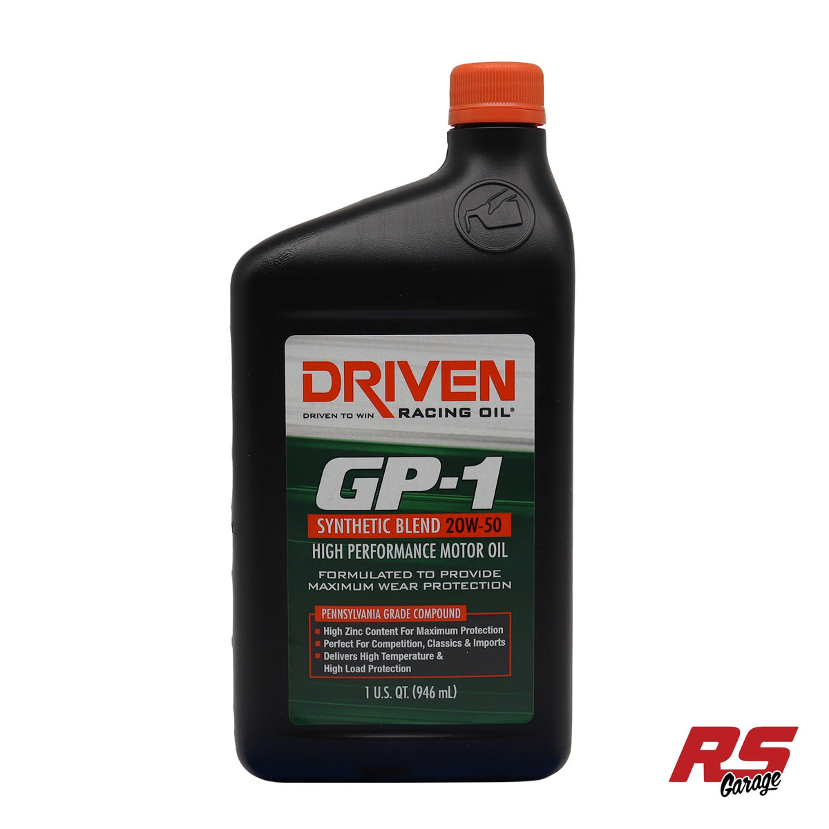 DRV 19506-12 Driven Racing Oil GP-1 Synthetic Blend 20W-50 Quart 12 Count Case