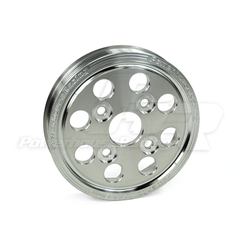 PHR Billet Aluminum Water Pump Pulley for IS300/GS300 -Machined Finish