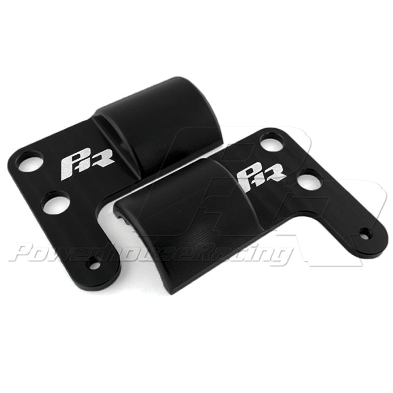 PHR Radiator Support Brackets for SC300 (Tie Down) , Black - Black edition