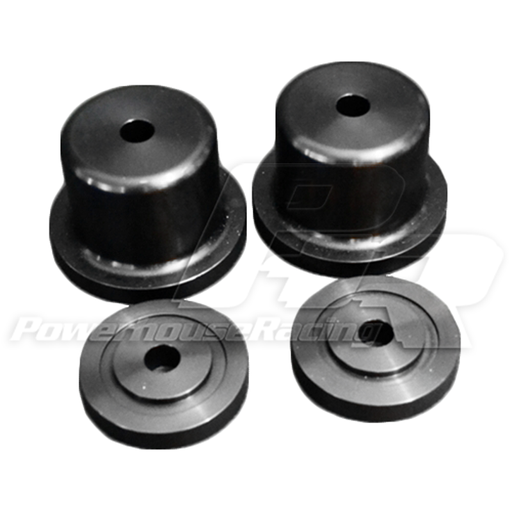 PHR Solid Billet Rear Subframe Front Mounts for 93-98 Supra - Sold as a pair - Front of rear subframe - solid bushing