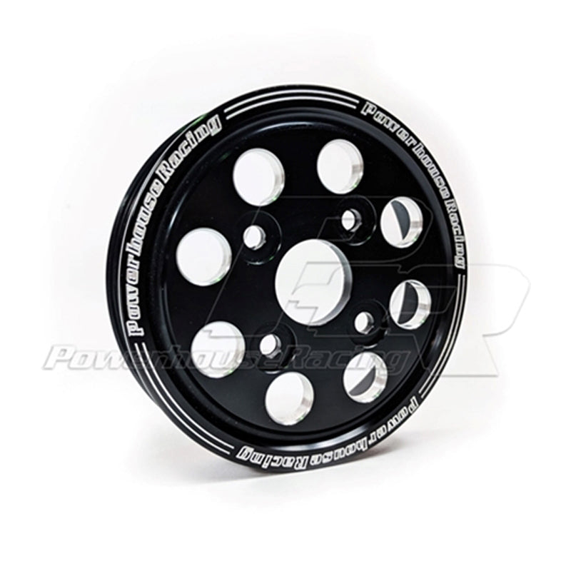 PHR Billet Aluminum Water Pump Pulley for IS300/GS300 -BLACK EDITION
