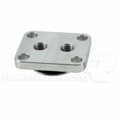PHR Crank Case/Oil Temp Adapter for 2JZ - Adapts oil level location to accept Oil Temp Sensor and/or Crankcase Pressure