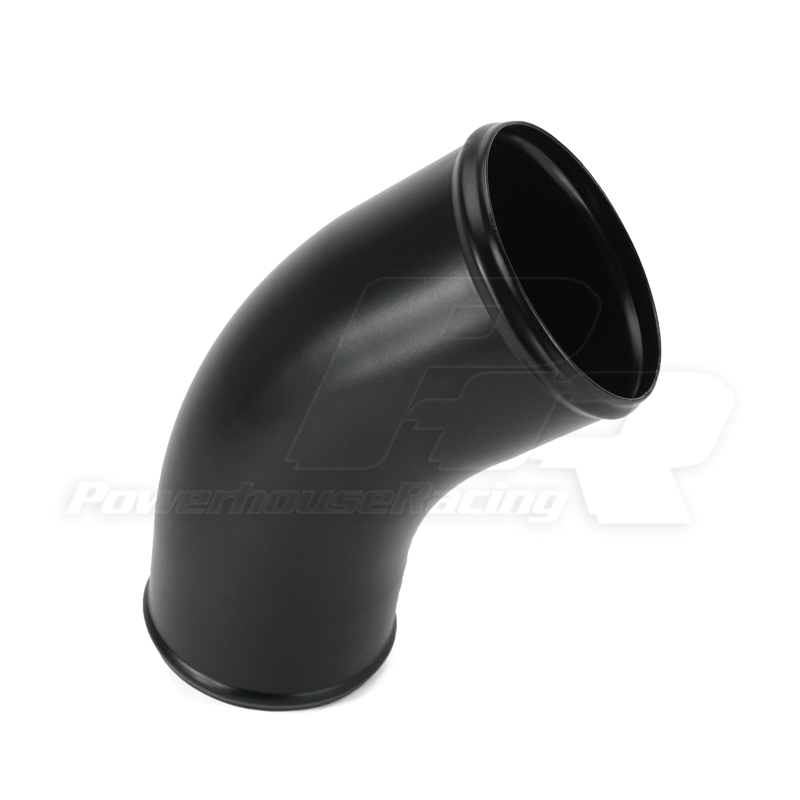 PHR 4" Intake Pipe for Single Turbo -Matte black powder coat - Pipe only