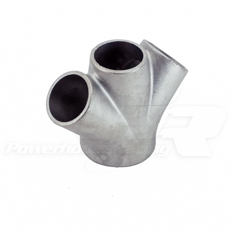 Collector -304 Stainless Steel -Cast -1.25" pipe SCH10 (1.44" ID) Triple Inlet -2.0" pipe SCH10 (2.16" ID) Single Outlet