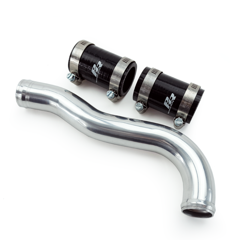 PHR Upper Radiator Pipe for IS300 with 2JZ-GTE with PHR BILLET WATERNECK -Polished - Works with both vvti and non vvti