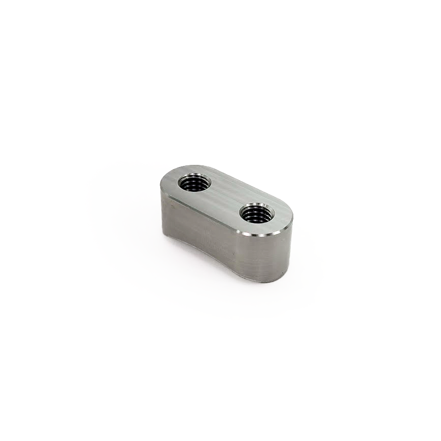 Weld Bung for exhaust hanger to 4" Pipe, (2-hole)