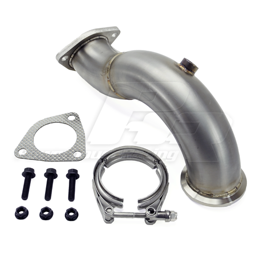 PHR Street Torque Downpipe (JDM) - Ceramic Coated Black