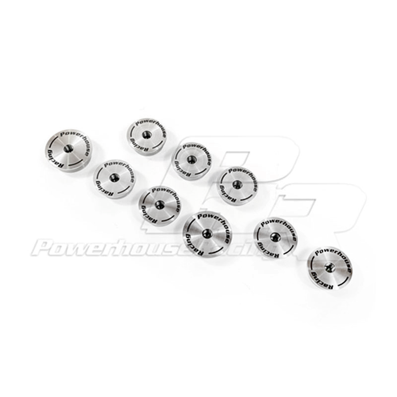 PHR Billet Freeze Plug Set for 4G63, 6 Bolt - 6 Bolt (1G DSM / Evo 1-3)