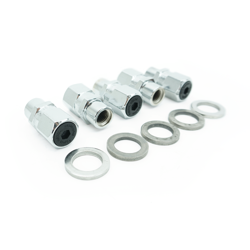 McGard Lug Nuts, Shank with Washer, 12x1.5 (Pack of 5)