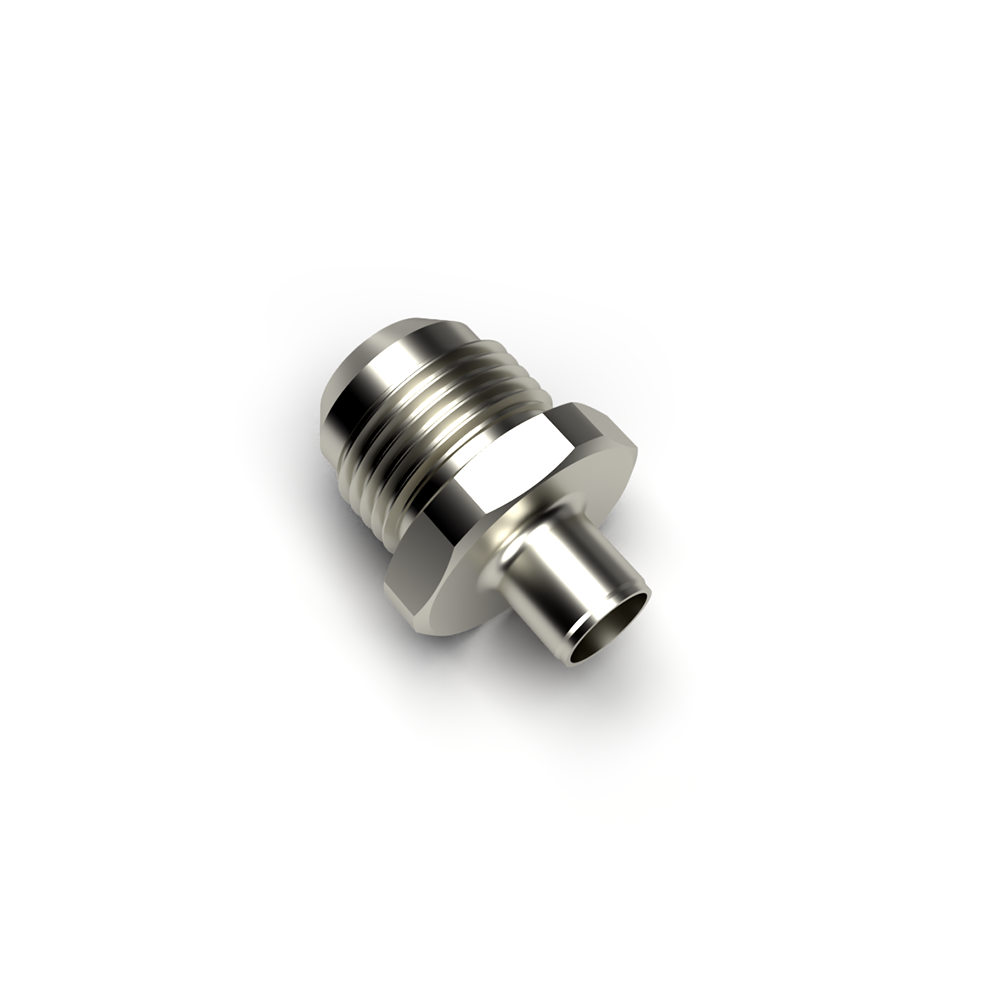 PHR -12AN Male Press-In Fitting for OEM 2JZ Valve Covers, Exhaust Side