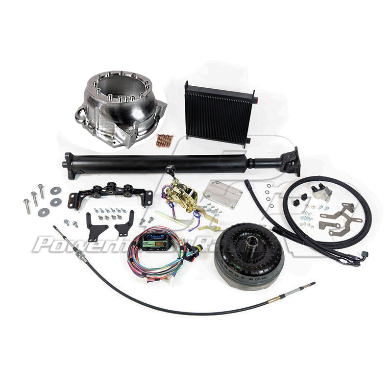 PHR 6R80 Transmission Conversion Kit for 2JZ - MKIV Supra, Billet, Circle D Pro Series, 3.8" Carbon Fiber, Ford 9", Lokar Sportshifter, Yes, Manual Tunnel, Yes, Yes, Supra Cooler Kit (Front Mount), Yes, Motec M150 (ECU, Current Sensing Module, LTC, &...