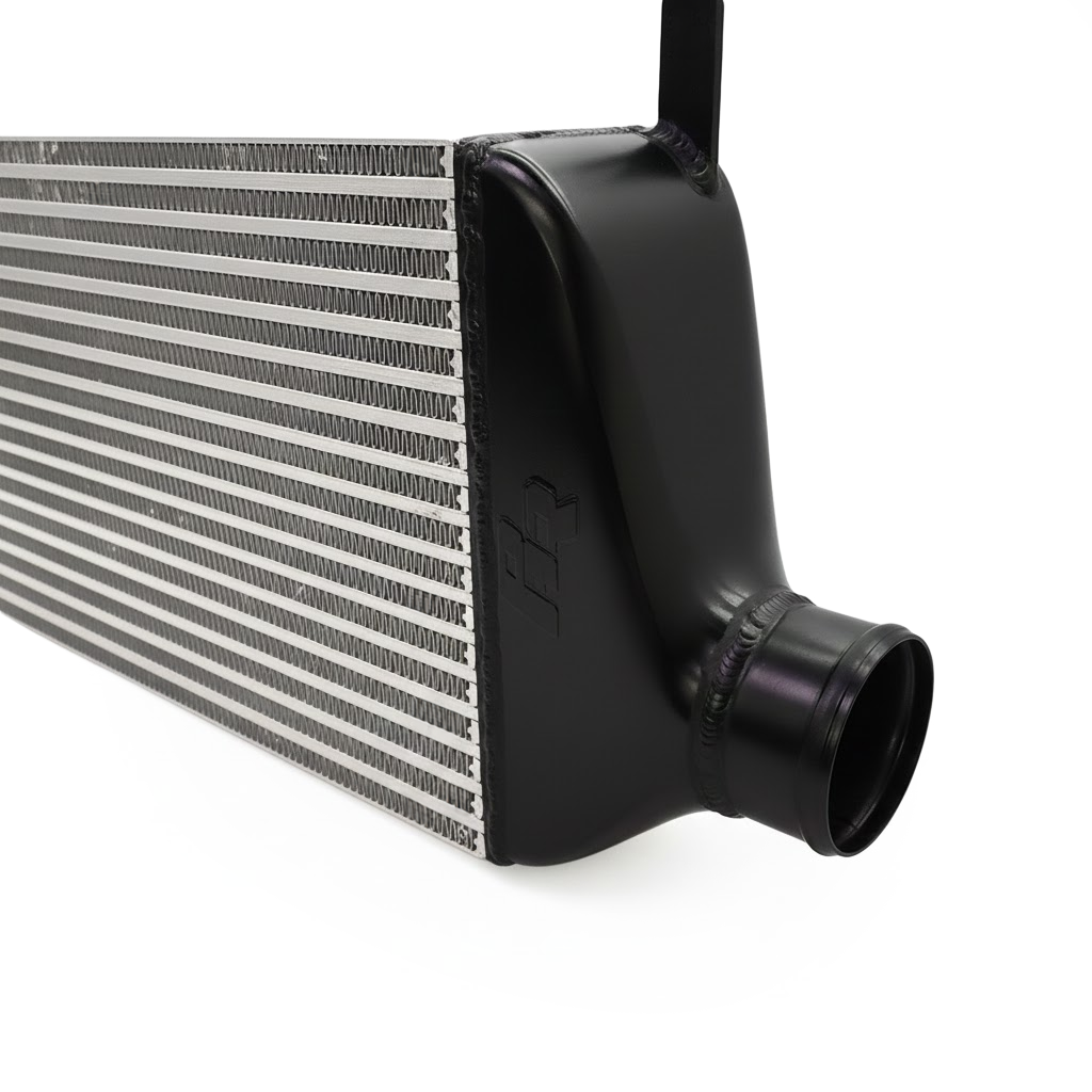 PHR 5.0" Intercooler for MKIV Supra - Matte black powder coat, Cast