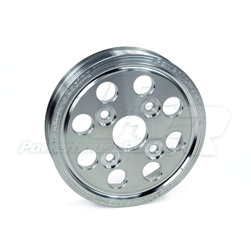 PHR Billet Aluminum Water Pump Pulley for IS300/GS300 -Polished Finish