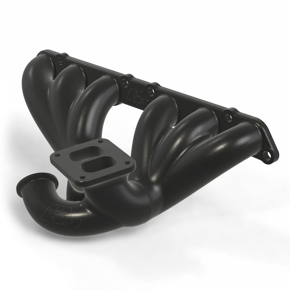 PHR S1 Turbo Manifold for 2JZ-GE - Dual Gate 44, 45 or 46mm, Twin Scroll, Ceramic Coated Black