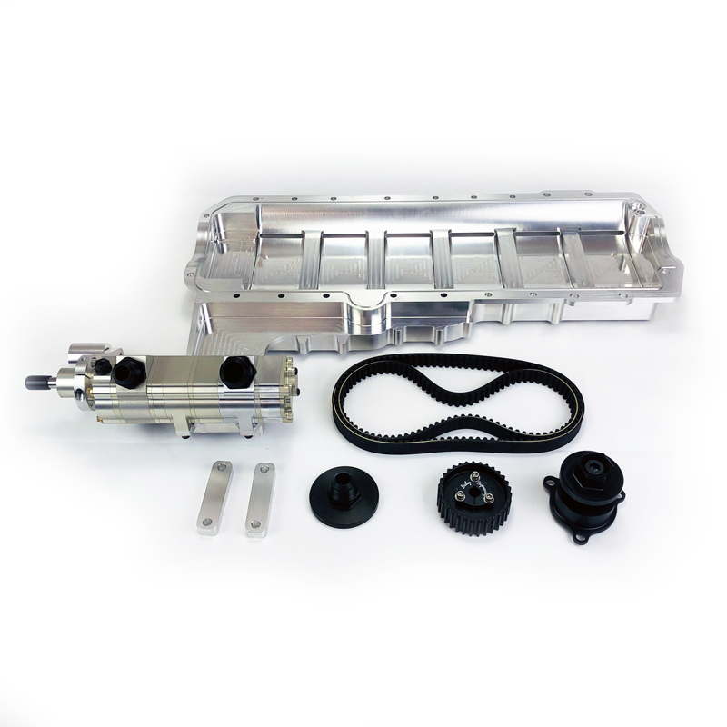 PHR/Dailey Air Con Dry Sump System Builder for 2JZ - OEM, For Air Conditioning, Standard, 5, -16AN Return Fitting, 1.2" (preferred), No, Titan/ATI V1