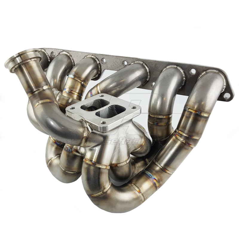 PHR S23 Turbo Manifold for 2JZ-GE Collector: Billet Turbine Fitment: T4 4-Bolt Turbo Scroll: Single Scroll Number of - Billet, (S) Single wastegate, T4 4-Bolt, Turbosmart 60mm, Single Scroll