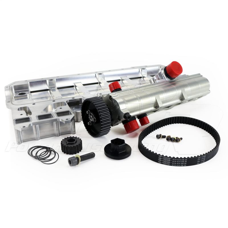 PHR/Dailey Dry Sump System Builder for 2JZ - Mazworx Pro Street, Standard, Deep, 5, -16AN Return Fitting, Straight (preferred), Yes, 1.2" (preferred), Fluidampr, Yes