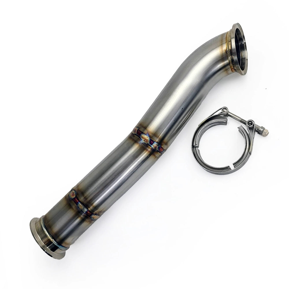 PHR Downpipe for NA-T Street Torque Turbo Kit - Ceramic Coated Black