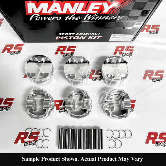 629100CE-6 Manley Extreme Duty Forged 94mm Stroker Pistons Toyota Supra MK4 2JZGTE 2JZ-GTE 86mm -16cc 9.0:1