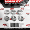 609000C-6 Manley Forged Pistons Toyota Supra MK4 2JZ-GTE 2JZ-GE 2JZGTE 86mm STD Dish -10 cc 9.0:1 609000C-6