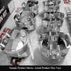 609000C-6 Manley Forged Pistons Toyota Supra MK4 2JZ-GTE 2JZ-GE 2JZGTE 86mm STD Dish -10 cc 9.0:1 609000C-6
