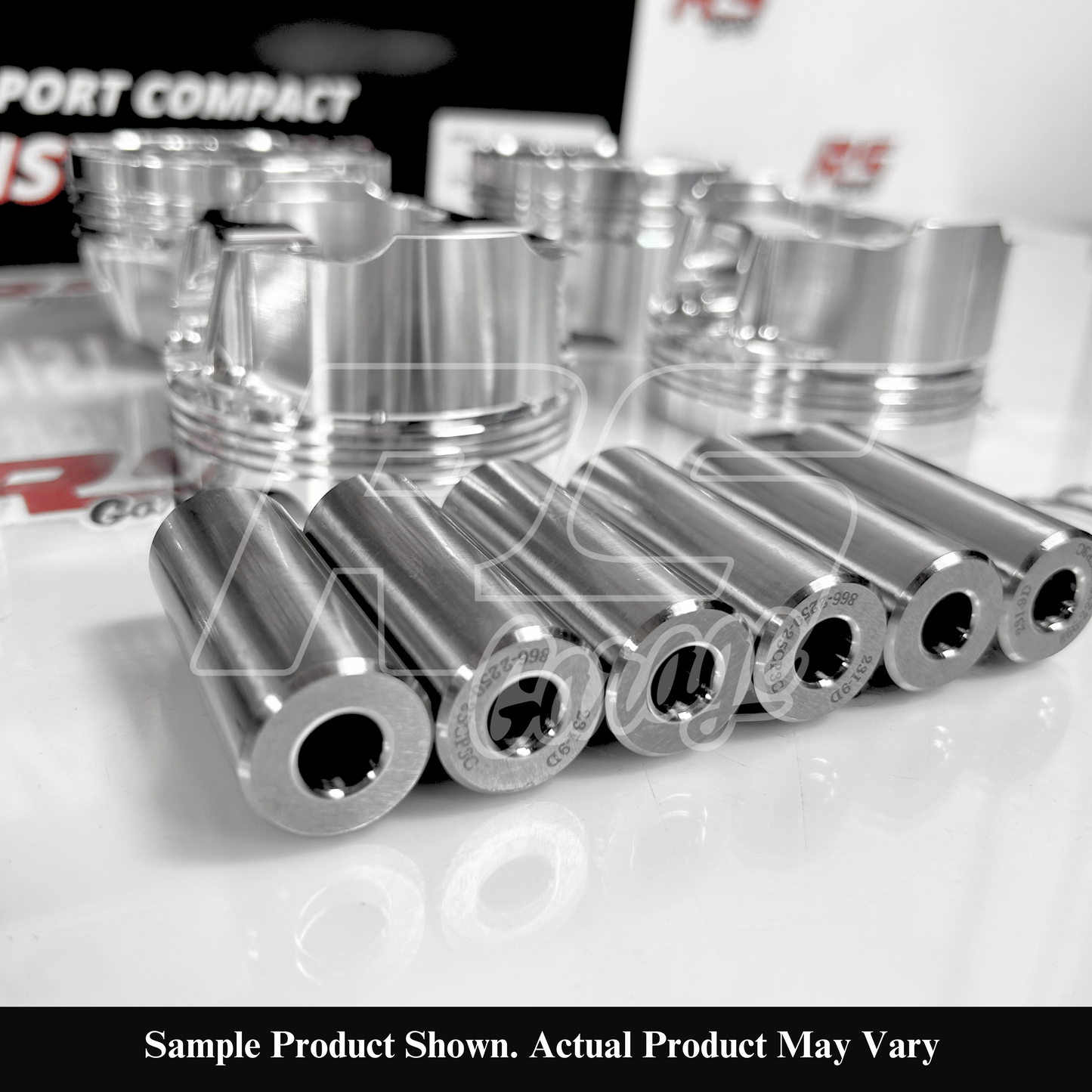 609000C-6 Manley Forged Pistons Toyota Supra MK4 2JZ-GTE 2JZ-GE 2JZGTE 86mm STD Dish -10 cc 9.0:1 609000C-6