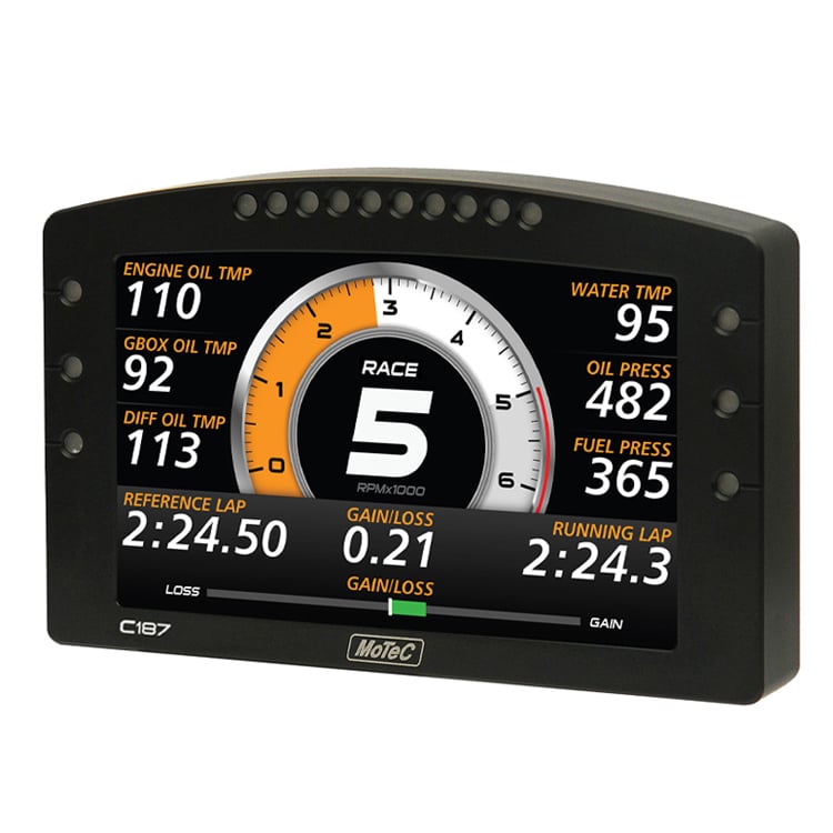 MoTec C187 7" Color Display Logger W/USB