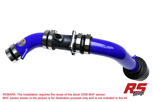 HPS Blue Cold Air Intake Converts to Shortram for 2002-2006 Nissan Altima 2.5L QR25DE