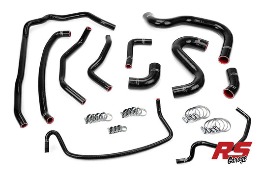 HPS Black Silicone Radiator and Heater Coolant Hose Kit 2015-2017 Ford Mustang GT 5.0L V8