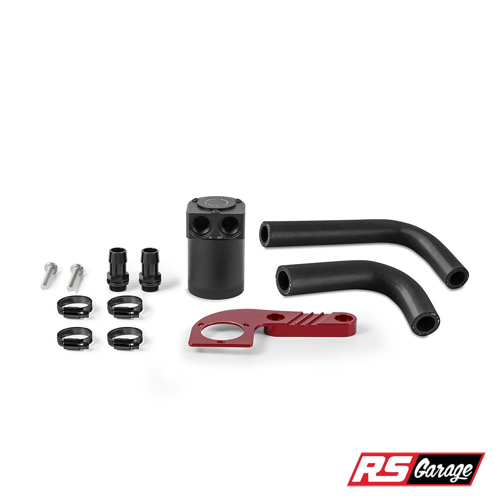 Mishimoto 15-20 BMW F8X M3/M4 Baffled Oil Catch Can - Sakhir Orange