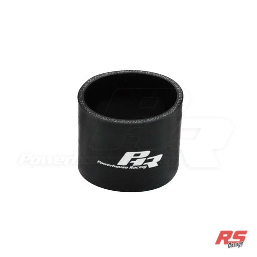 3.125" ID 4 Ply Silicone, Gloss Black, 3" Long