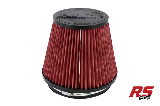 HPS Red Universal Air Filter (Oiled) 6" Flange