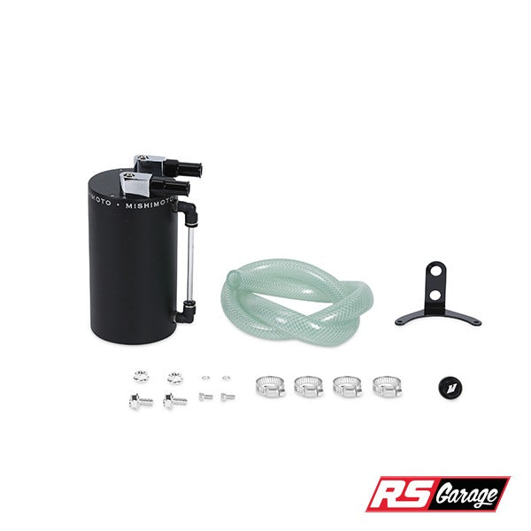 Mishimoto Aluminum Oil Catch Can Large Wrinkle Black