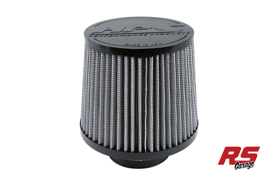 HPS Performance Universal Round Air Filter 2.75" Flange ID 6" Element Length 7.75" Overall Length