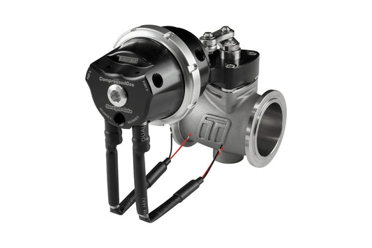TS-0563-1252 Turbosmart PSG40CG Pneumatic StraightGate40 Compressed Gas (Solenoid) 7psi Black