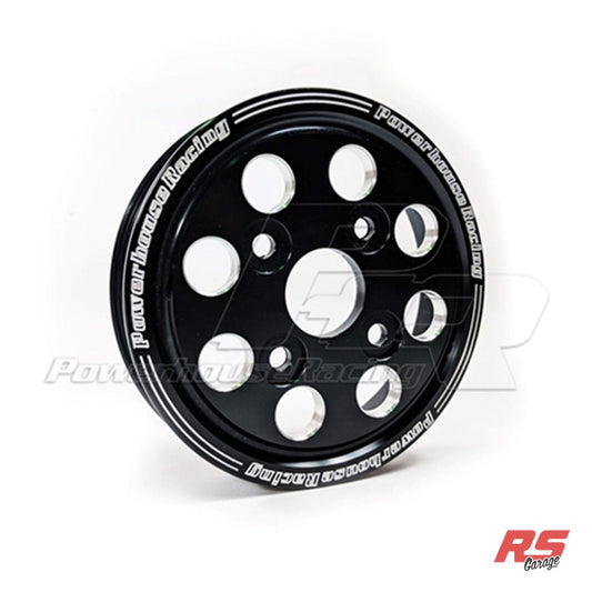 PHR Billet Aluminum Water Pump Pulley for IS300/GS300 -BLACK EDITION