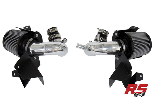 HPS Cold Air Intake Kit Includes Heat Shield Polish 2019-2021 Hyundai Genesis G70 3.3L V6 Twin Turbo
