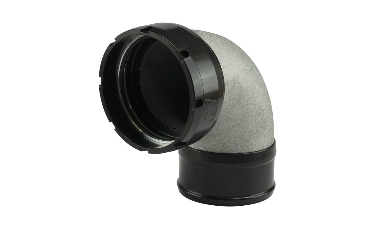 TS-199-3040 Turbosmart Turbo LockSleeve Adapter Compressor Outlet 3.00" to 90 Degree Elbow Hose Barb 3.00"