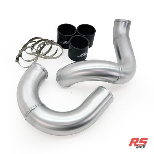 PHR 3.0" Hot Side Intercooler Pipe Kit for IS300 -PHR Tubular Style Manifold -Sportsman Cover Turbo -Raw -Made to order - PHR S-Series and V-Series Manifolds (excluding V50), Sportsman, Raw