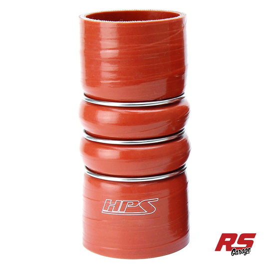 HPS 8" ID X 8" Long 8-PLY Aramid Silicone Cac Hose Hot Side Orange