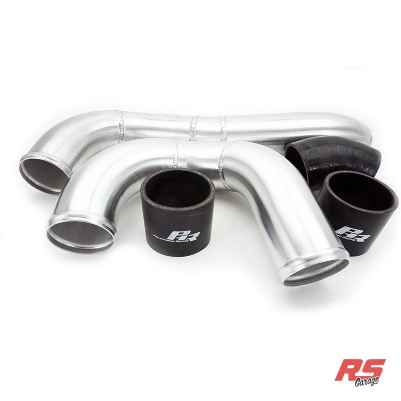 PHR 3.0" Cold Side Pipe Kit for 2nd Gen GS300 -OEM VVT-i Throttle Body Location -Stock Fan Location -Gloss Black Powder - Gloss black powder coat