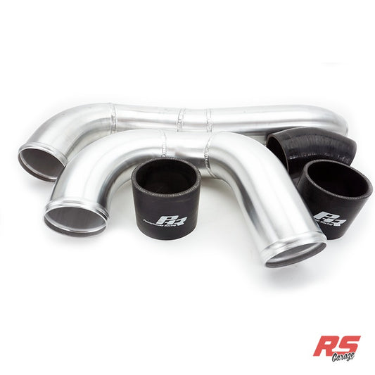 PHR 3.0" Cold Side Pipe Kit for 2nd Gen GS300 -OEM VVT-i Throttle Body Location -Stock Fan Location -Gloss Black Powder - Gloss black powder coat