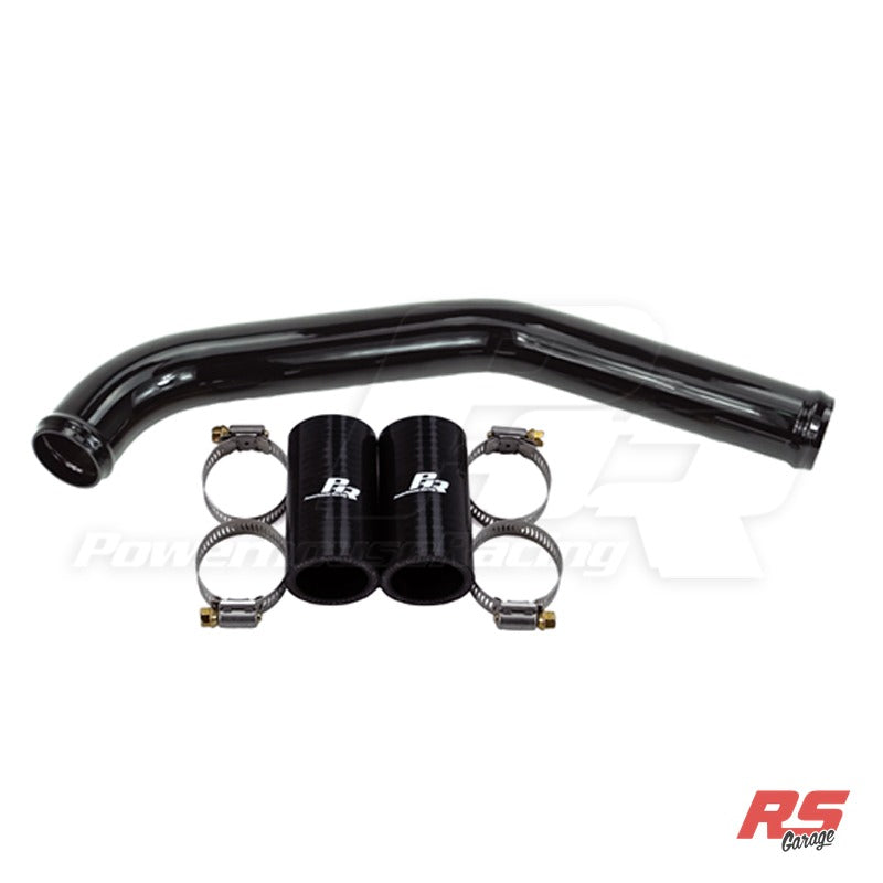 PHR Upper Radiator Pipe, for VVT-i motor, for OEM SUPRA upper waterneck -Gloss black powder coat