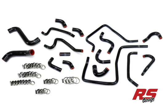 HPS Black Silicone Radiator Heater Ancillary Coolant Hose Kit for 2002-2003 Subaru Impreza WRX 2.0L