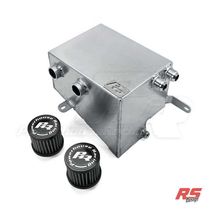 PHR XTM Breather Tank for MKIV Supra, Left Hand Drive -Raw finish  - 1 Gallon Capacity  - ABS Removal Required