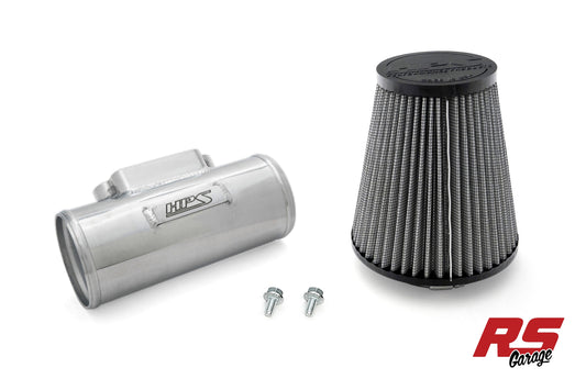 HPS Polished Maf Sensor Housing Lexus/Toyota 2JZ 1MZ 1UZ Engine Includes Air Filter