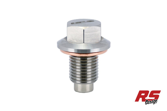 HPS Polished Stainless Steel Magnetic Oil Drain Plug 2011-2016 Mini Cooper Countryman 1.6L Na & Turbo